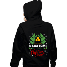 Load image into Gallery viewer, Daily_Deal_Shirts Zippered Hoodies, Unisex / Small / Black Nakatomi Christmas