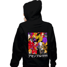 Load image into Gallery viewer, Shirts Zippered Hoodies, Unisex / Small / Black Assemble!