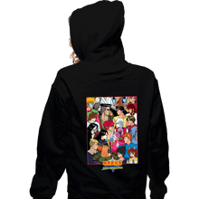 Load image into Gallery viewer, Secret_Shirts Zippered Hoodies, Unisex / Small / Black Clash of Demon World