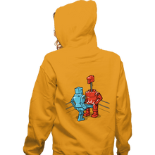 Load image into Gallery viewer, Shirts Zippered Hoodies, Unisex / Small / White Blue Kick!