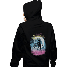 Load image into Gallery viewer, Shirts Pullover Hoodies, Unisex / Small / Black Moon Storm