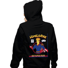 Load image into Gallery viewer, Secret_Shirts Zippered Hoodies, Unisex / Small / Black homelander milk