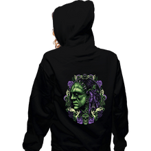 Load image into Gallery viewer, Daily_Deal_Shirts Zippered Hoodies, Unisex / Small / Black The Lonely Monster