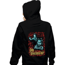 Load image into Gallery viewer, Daily_Deal_Shirts Zippered Hoodies, Unisex / Small / Black Sam