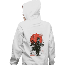 Load image into Gallery viewer, Daily_Deal_Shirts Zippered Hoodies, Unisex / Small / White Zoro Samurai Wano Kuni Arc