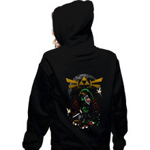 Load image into Gallery viewer, Secret_Shirts Zippered Hoodies, Unisex / Small / Black MajoraNight