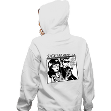 Load image into Gallery viewer, Daily_Deal_Shirts Zippered Hoodies, Unisex / Small / White Sick Sad Youth