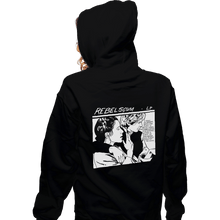 Load image into Gallery viewer, Shirts Zippered Hoodies, Unisex / Small / Black Rebel Scum LP