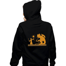Load image into Gallery viewer, Secret_Shirts Zippered Hoodies, Unisex / Small / Black Epic Battle