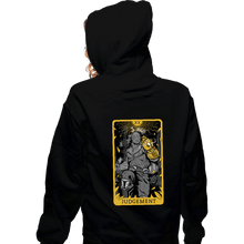 Load image into Gallery viewer, Shirts Zippered Hoodies, Unisex / Small / Black Tarot Judgement