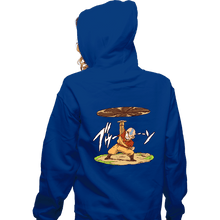Load image into Gallery viewer, Daily_Deal_Shirts Zippered Hoodies, Unisex / Small / Royal Blue Avatar Disk