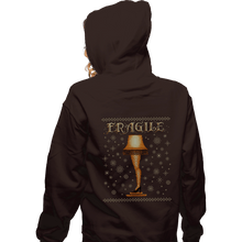 Load image into Gallery viewer, Secret_Shirts Zippered Hoodies, Unisex / Small / Dark Chocolate Ugly Leg Sweater