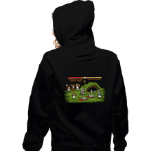 Load image into Gallery viewer, Daily_Deal_Shirts Zippered Hoodies, Unisex / Small / Black Camelot Fighter