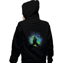 Load image into Gallery viewer, Shirts Zippered Hoodies, Unisex / Small / Black Scar Art