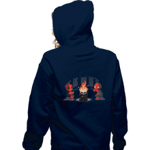 Load image into Gallery viewer, Shirts Pullover Hoodies, Unisex / Small / Navy Heroes Camp