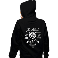 Load image into Gallery viewer, Shirts Zippered Hoodies, Unisex / Small / Black The Black Cat Canoe