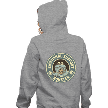 Load image into Gallery viewer, Daily_Deal_Shirts Zippered Hoodies, Unisex / Small / Sports Grey Emotional Support Monster