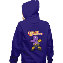 Load image into Gallery viewer, Shirts Zippered Hoodies, Unisex / Small / Violet Half Universe