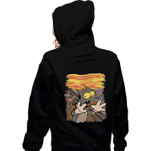 Load image into Gallery viewer, Shirts Zippered Hoodies, Unisex / Small / Black Scratchy's Scream