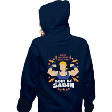 Load image into Gallery viewer, Shirts Pullover Hoodies, Unisex / Small / Navy Body By Sabin