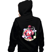 Load image into Gallery viewer, Daily_Deal_Shirts Zippered Hoodies, Unisex / Small / Black Red Ranger Dance