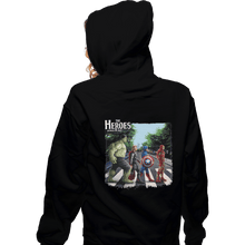 Load image into Gallery viewer, Shirts Zippered Hoodies, Unisex / Small / Black The Heroes