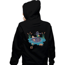Load image into Gallery viewer, Shirts Zippered Hoodies, Unisex / Small / Black Dark Duck Costume
