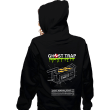 Load image into Gallery viewer, Shirts Zippered Hoodies, Unisex / Small / Black Ghost Trap