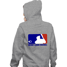 Load image into Gallery viewer, Shirts Zippered Hoodies, Unisex / Small / Sports Grey Mutant League Baseball
