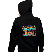 Load image into Gallery viewer, Daily_Deal_Shirts Zippered Hoodies, Unisex / Small / Black Tano's Tiki Tavern