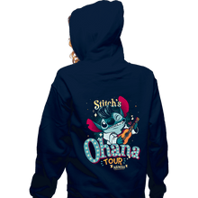 Load image into Gallery viewer, Daily_Deal_Shirts Zippered Hoodies, Unisex / Small / Navy Ohana Tour