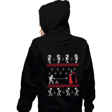 Load image into Gallery viewer, Shirts Zippered Hoodies, Unisex / Small / Black Christmasvania