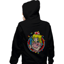 Load image into Gallery viewer, Shirts Zippered Hoodies, Unisex / Small / Black Nurse Toadstool