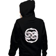 Load image into Gallery viewer, Daily_Deal_Shirts Zippered Hoodies, Unisex / Small / Black Neverending Luck