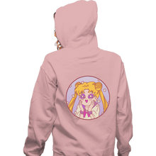 Load image into Gallery viewer, Secret_Shirts Zippered Hoodies, Unisex / Small / Red Pastel Moon