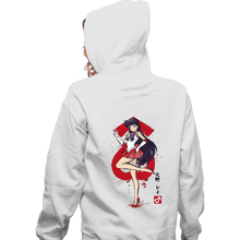 Load image into Gallery viewer, Daily_Deal_Shirts Zippered Hoodies, Unisex / Small / White Mars Sumi-e