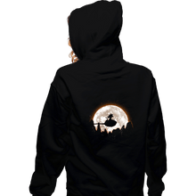 Load image into Gallery viewer, Shirts Zippered Hoodies, Unisex / Small / Black Moonlight Clouds