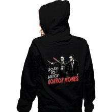 Load image into Gallery viewer, Daily_Deal_Shirts Zippered Hoodies, Unisex / Small / Black Born To Watch