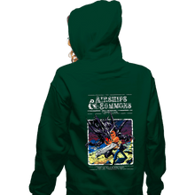 Load image into Gallery viewer, Secret_Shirts Zippered Hoodies, Unisex / Small / Irish Green Airships & Summons