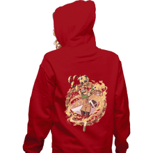Load image into Gallery viewer, Shirts Pullover Hoodies, Unisex / Small / Red Ramen Fighter