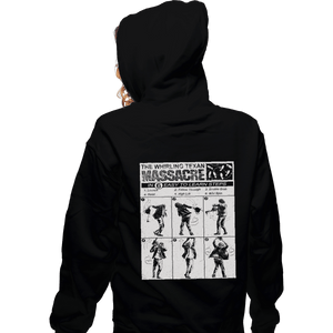 Shirts Zippered Hoodies, Unisex / Small / Black Texan Massacre Dance