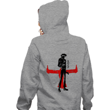 Load image into Gallery viewer, Shirts Zippered Hoodies, Unisex / Small / Sports Grey Crimson Cowboy