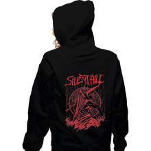 Load image into Gallery viewer, Shirts Zippered Hoodies, Unisex / Small / Black Silent Red Thing
