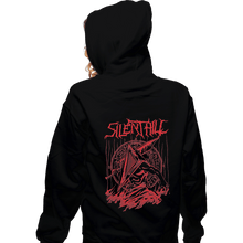 Load image into Gallery viewer, Shirts Zippered Hoodies, Unisex / Small / Black Silent Red Thing