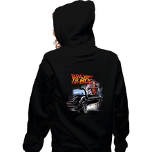 Load image into Gallery viewer, Daily_Deal_Shirts Zippered Hoodies, Unisex / Small / Black Back To The 80s