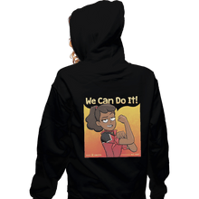 Load image into Gallery viewer, Shirts Zippered Hoodies, Unisex / Small / Black Lower Decks Can Do It