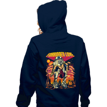 Load image into Gallery viewer, Daily_Deal_Shirts Zippered Hoodies, Unisex / Small / Navy Forbidden Love