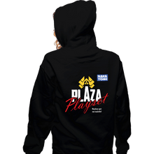 Load image into Gallery viewer, Secret_Shirts Zippered Hoodies, Unisex / Small / Black Plaza Playset