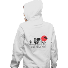 Load image into Gallery viewer, Shirts Zippered Hoodies, Unisex / Small / White Wild Wild Web
