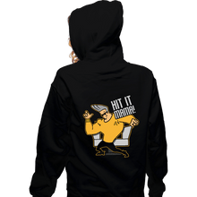 Load image into Gallery viewer, Daily_Deal_Shirts Zippered Hoodies, Unisex / Small / Black Hit It Mama
